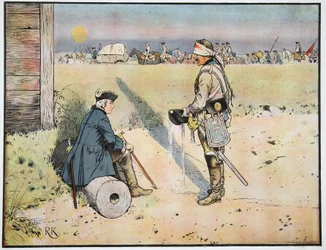 On the evening of Kolin, 18th June 1757